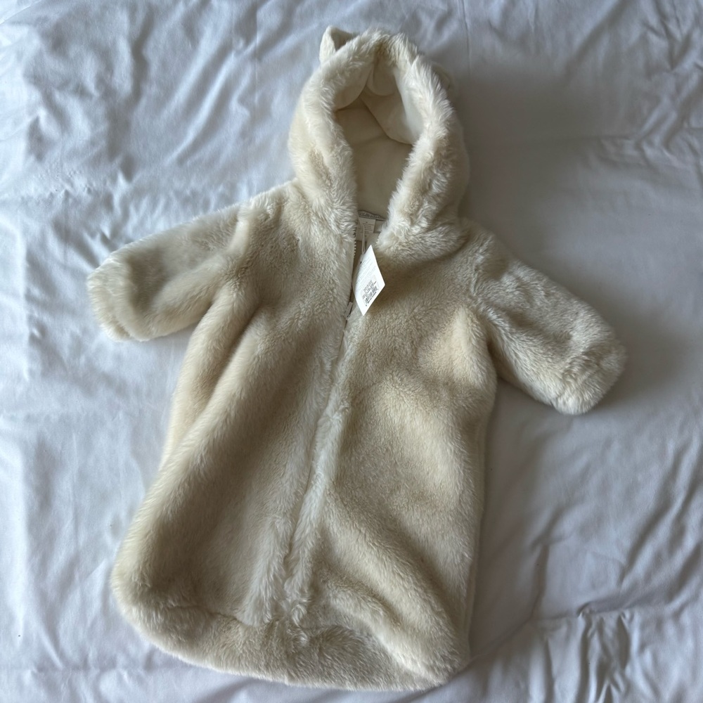 Restoration Hardware Baby & Child Luxe Faux Fur Bunting Fox